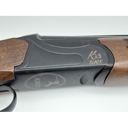 743 - A Deactivated 12 Gauge Kirici 12 Bore Over and Under Shotgun. Comes with an EU deactivation certific... 