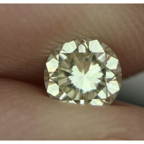 54 - A LOOSE DIAMOND ROUND BRILLIANT CUT - 0.55CT. A/S1198