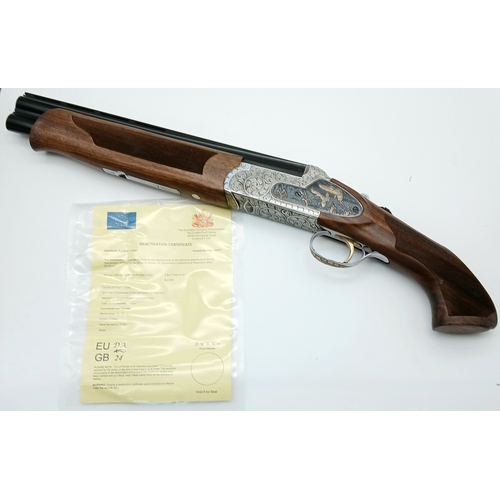 1326 - A Deactivated Kirici Arms 12 Gauge Over and Under Shotgun. 
13 inch barrel. Comes with an EU deactiv... 