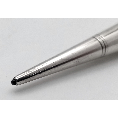 392 - Vintage SOLID SILVER PROPELLING PENCIL. Attractive engine turned design. Made by the company ‘Bakers... 