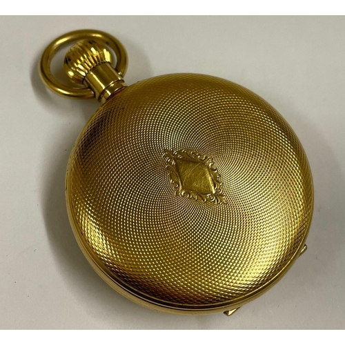 605 - A Vintage half hunter pocket watch. In working order.
Ref: Lu14