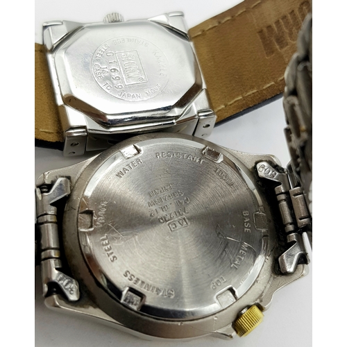 1055 - Two Ladies Quartz Watches Comprising a Two-Tone Accurist Date Watch-30mm Case. Complete with Spare L... 