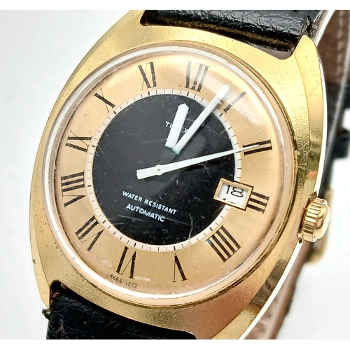 1140 - A Vintage Timex Men’s Automatic Date Watch. 34mm Case and Working Order.