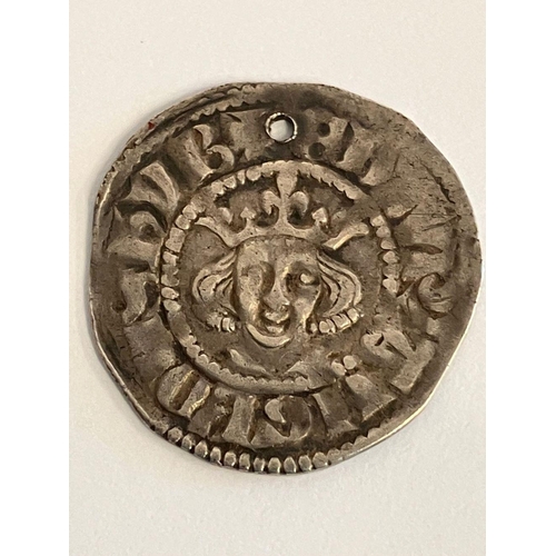 287 - An EDWARD II (1284-1327) SILVER PENNY. Excellent head portrait with long cross detail to reverse. Sm... 