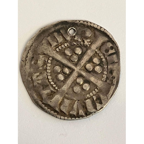 287 - An EDWARD II (1284-1327) SILVER PENNY. Excellent head portrait with long cross detail to reverse. Sm... 