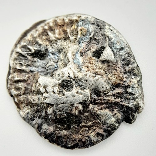 753 - A Silver Roman Denarius Domitian (AD 81-96) Coin. Very Fine Condition.