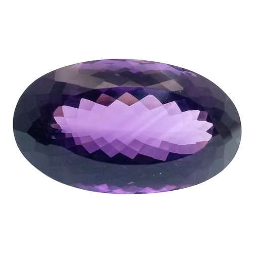 885 - An 86.04ct Bolivian Large Amethyst. February Birthstone. IGRC Certified