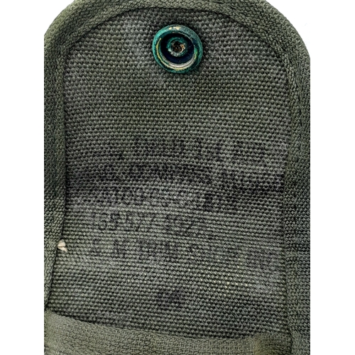 528 - A Vietnam War Era US M-1950 Lensatic Compass Dated 1969 in an M-1956 Pouch.