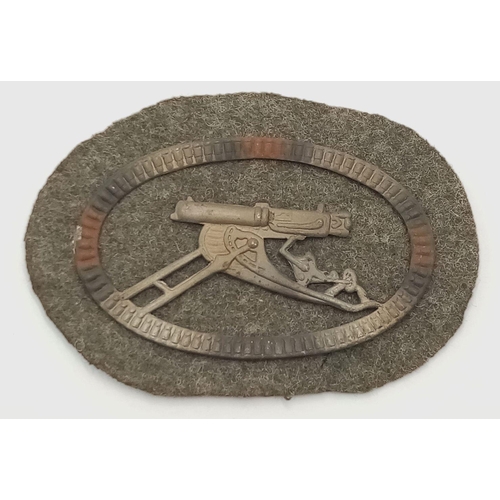 1068 - 1916 Dated German Heavy Machine Gunners Sleeve Badge.