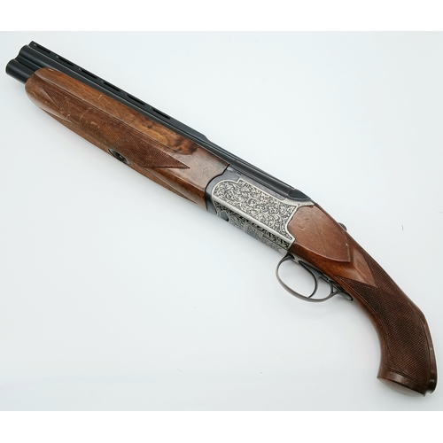 884 - A Deactivated Fabarm 12 Gauge Over and Under Sawn-Off Shotgun. 14 inch barrel. Comes with an EU deac... 