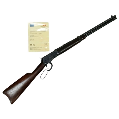 898 - A Deactivated Rossi Lever Action Rifle. 38/357 calibre. Comes with an EU deactivation certificate. U... 