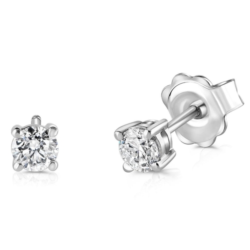 430 - A PAIR OF 18CT WHITE GOLD 1.61CT LAB GROWN DIAMOND STUD EARRINGS, TOTAL DIAMOND WEIGHT OF 1.61 CARAT... 