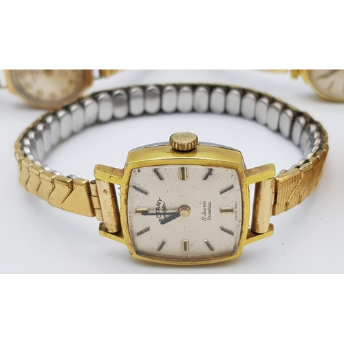 1009 - Five Vintage Ladies Watching. All in good condition but unfortunately not currently working so as fo... 