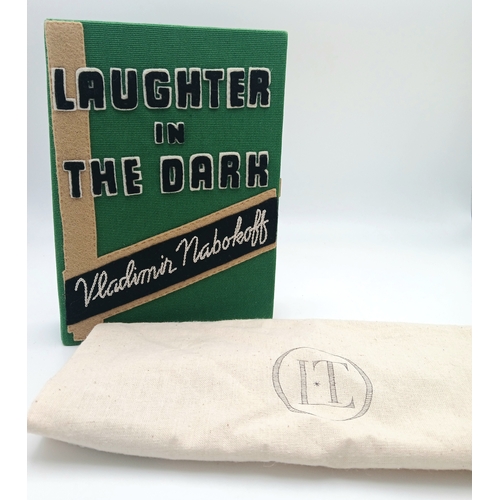 292 - An Olympia Le Tan Laughter Book Clutch Bag. Inspired by the cover of Laughter in the Dark by Vladimi... 