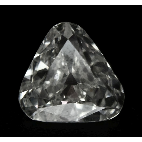 682 - A 1.272ct Trilliant Cut Diamond. SI1 clarity, H colour. Comes with IDL certificate.