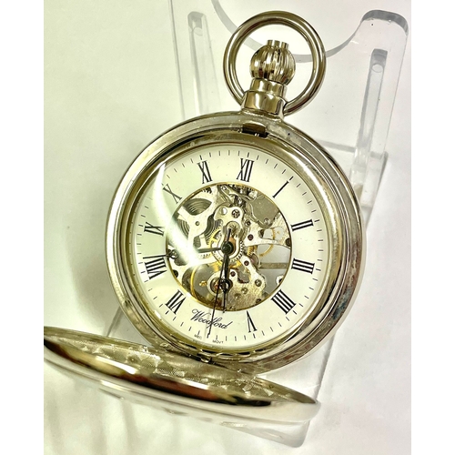 854 - A Woodford hunter pocket watch. In working order. Ref: Lu30