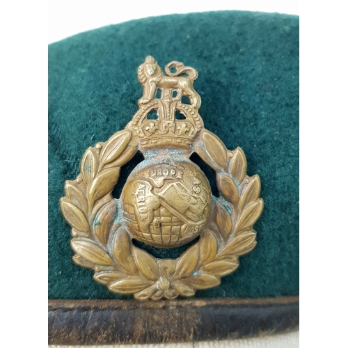 145 - 1944 Dated Royal Marines Commando Kangol Beret. Marked with the clothing department date code letter... 