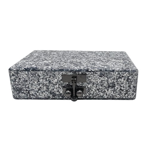 224 - An Edie Parker Fancy Clutch Box. Glitter effect. 17 x 9cm.