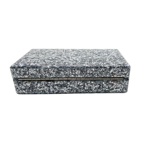 224 - An Edie Parker Fancy Clutch Box. Glitter effect. 17 x 9cm.