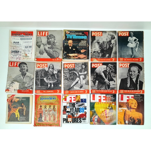 A Collection of Vintage Magazines - Including Life and Picture Post.