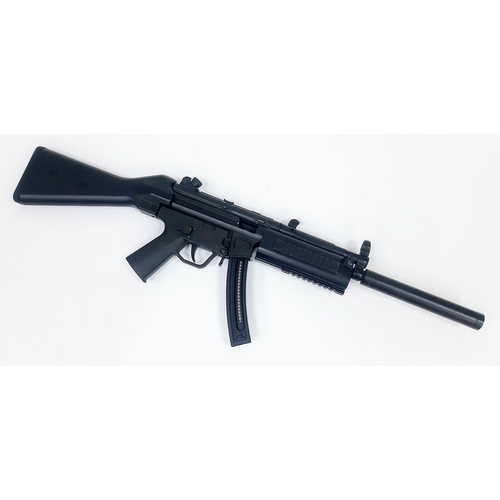 82 - A Deactivated GSC-5 Semi-Automatic Machine Gun. This German made MP5 clone has an 8 inch barrel and ... 