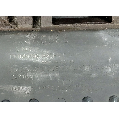 297 - A WW2 Era Frigidaire Browning M2 (deactivated) Heavy Aircraft Machine Gun. This 45 inch .50 calibre ... 