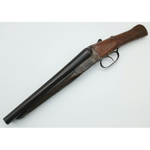 1661 - A Deactivated Vintage Watts of London 12 Gauge Side by Side Sawn-Off Shotgun. Comes with an EU deact... 