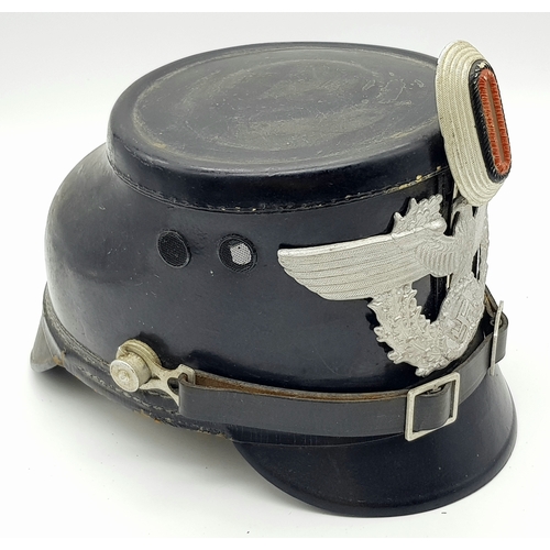 131 - A WW2 German Stadt Polizei (Town Police) Kepi Helmet.