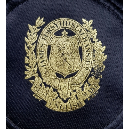 138 - A WW2 Union of British Fascist (Mosley’s Black Shirts) Peaked Cap with Silver Badges.