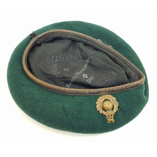 145 - 1944 Dated Royal Marines Commando Kangol Beret. Marked with the clothing department date code letter... 