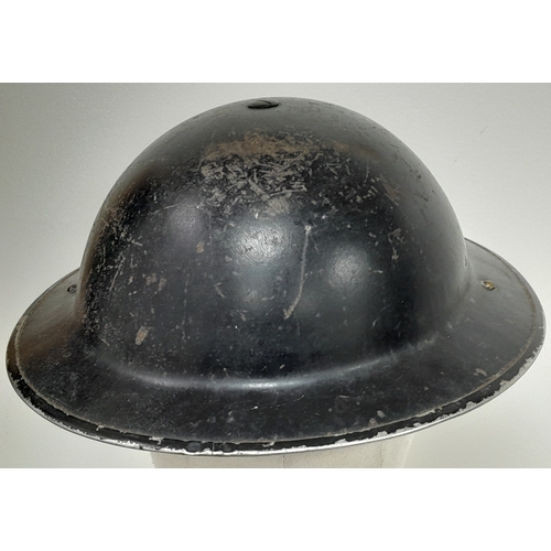 202 - A WW2 1939 Dated British Home Front National Fire Service Mk II Helmet. Nice clean helmet with liner... 