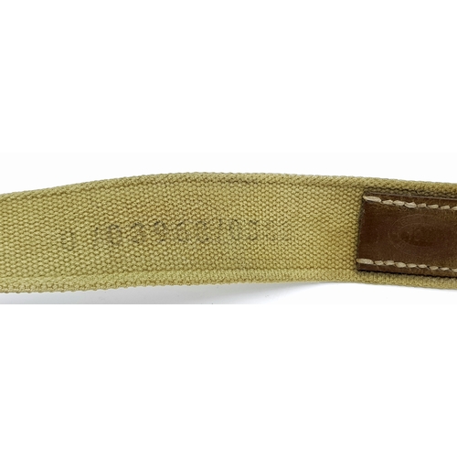 232 - A 1940 Dated German Africa Corps Belt & Buckle. Maker: J.F.S FOR Josef Feix Sohne, Gablonz.