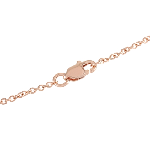 238 - A 14K Rose Gold 0.25 ct Diamond Bracelet. This bracelet is made of 14K rose gold and embellished wit... 