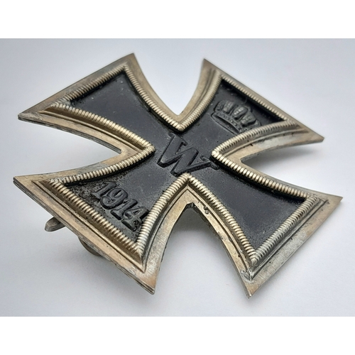 132 - A 1914 Iron Cross - 1st Class. Comes with fitted case. Iron Core. Marks of L/13.