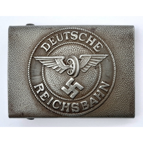 421 - A WWII Era Third Reich German Reichsbahn Belt Buckle.