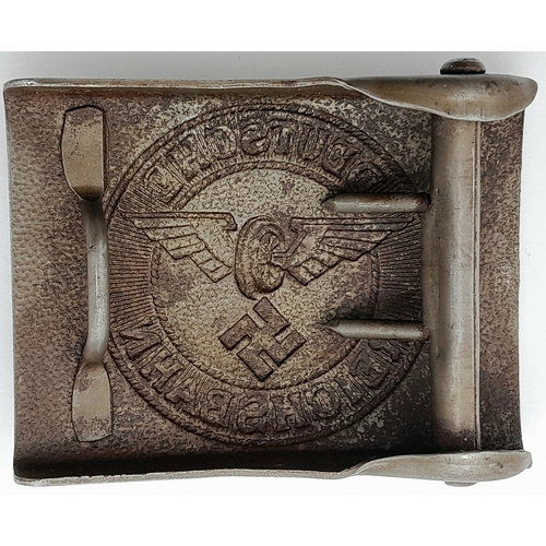 421 - A WWII Era Third Reich German Reichsbahn Belt Buckle.