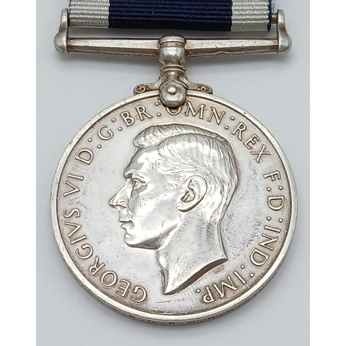 302 - A Royal Navy Long Service and Good Conduct Medal (GVIR 1st type), named to: MX.49565 C R Lewis S.B.C... 