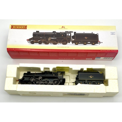 309 - A Hornby Model BR Class 75000 Weathered Locomotive - R2716. Excellent condition, unused in box.