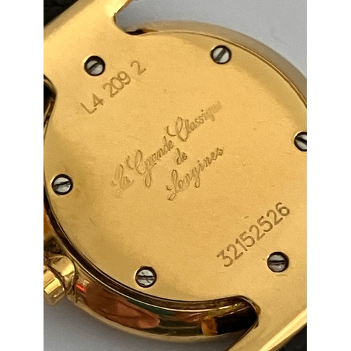 147 - Ladies LONGINES ‘LA GRANDE CLASSIQUE’  GOLD PLATED WRISTWATCH. New battery fitted January 2025. Curr... 