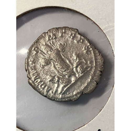 469 - SILVER ROMAN COIN. Septimus Severus Denarius. Nicely presented in windowed card. Please see pictures... 