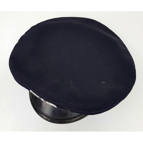 419 - A Bahnschutzpolizei (BSP) (Railway Protection Police) Ncos Visor Cap. The BSP were tasked with railw... 