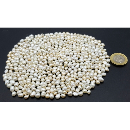 512 - A Collection of Cultured Rice Pearls. 100g