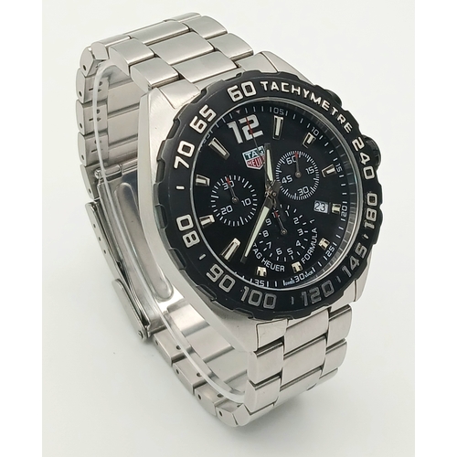 58 - A Tag Heuer Model CAZ1010 Quartz Chronograph Gents Watch. Stainless steel bracelet and case - 44mm. ... 