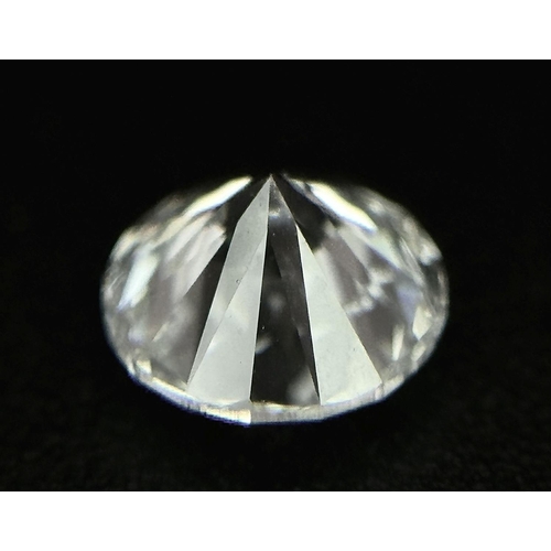 21 - A 0.403ct Round Brilliant Cut Diamond. SI2 clarity, F colour. Comes with IDL certificate.