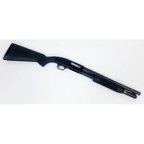 364 - A USA Mossberg (deactivated) Pump Action 12 Bore Shotgun. This Maverick model has a 15.5 inch barrel... 