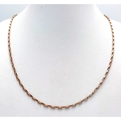 422 - A 9K YELLOW GOLD BELCHER CHAIN, 61 CM TOTAL LENGTH, 4.2G TOTAL WEIGHT. REF: PWN3319 - 2