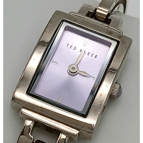 520 - A Ted Baker Quartz Ladies Watch. Needs a battery so a/f . Ref: 21453