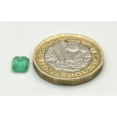 602 - A 0.89ct Emerald Gemstone, Gorgeous Green - GFCO Swiss Certified.