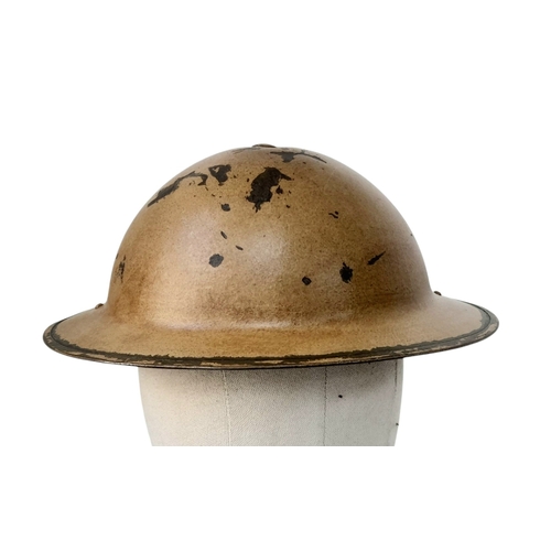 180 - 1939 Dated British Mk II Helmet with liner but no chin strap. Makers Marked H.G (not home guard as t... 