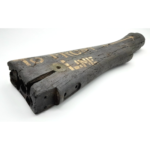 248 - A WW1 British Trench Sign “To The Front” Made from an SMLE Rifle Butt.